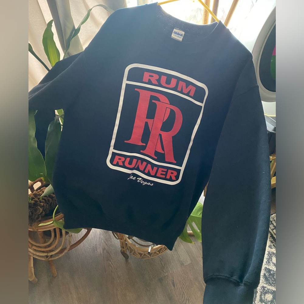 Vintage Las Vegas Rum Runner Green Bay Packers Crewneck